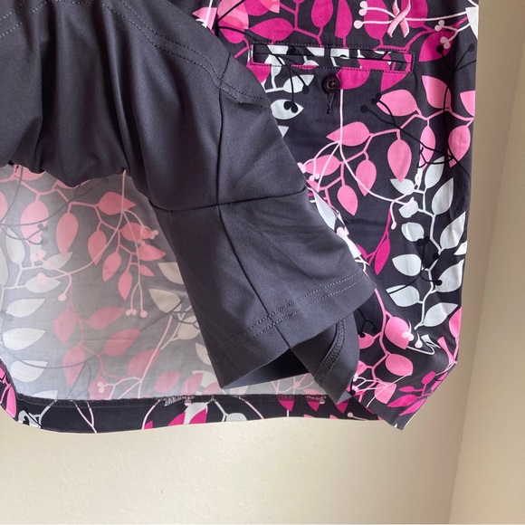 Lady Hagen Skort Pink Floral Lined Tennis Skirt 12 - Picture 5 of 9